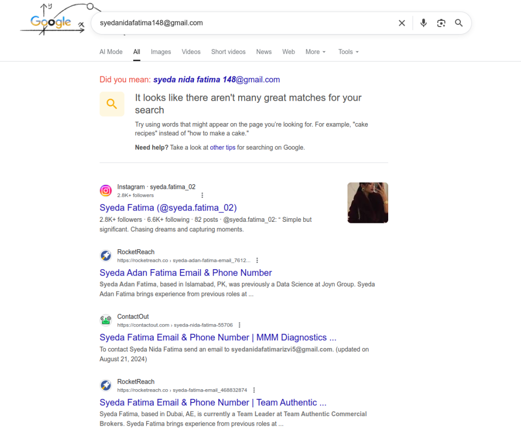 Google Search - Quick and Easy but Limited Results